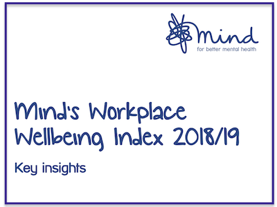 Mind's Workplace Wellbeing Index 2018/19 
